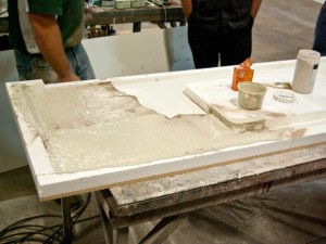 Veining Method Step 4.1 - Simulated Stone Countertops | CHENG Concrete Exchange
