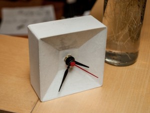 Step 11, Finished Concrete Clock - Clock | CHENG Concrete Exchange