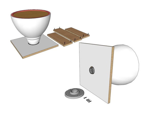 Step 8.2, Demold - Umbrella Base | CHENG Concrete Exchange