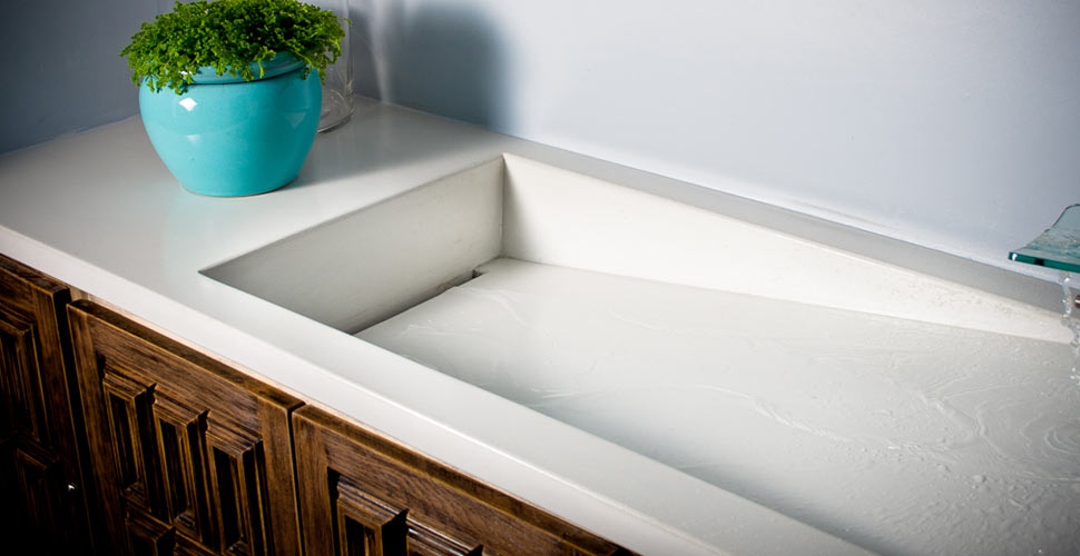 Concrete ramp sink by Concrete Zen, Brian Sieffert | CHENG Concrete Exchange