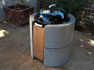 Silo Concrete Grill Surround | CHENG Concrete Exchange
