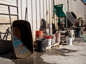 Mixing Concrete in a Wheelbarrow - Step 5 | CHENG Concrete Exchange