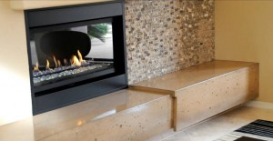 Concrete Fireplace Hearth by Eric Pottle | Concrete Exchange