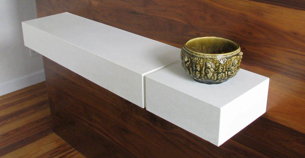 Concrete "Floating" Shelf by Simon Leighton | Concrete Exchange