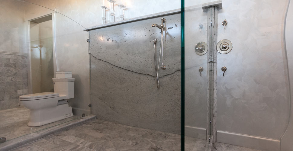 Concrete Shower Wall by Michael Pasquale | CHENG Concrete Exchange