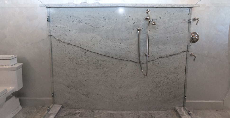 Concrete Shower Wall by Michael Pasquale | CHENG Concrete Exchange