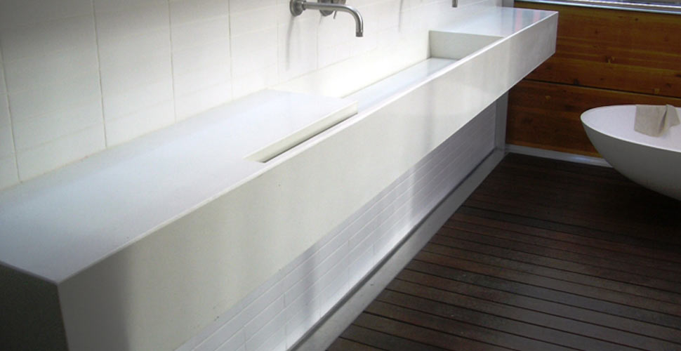 Concrete Bathroom Sink by John Newbold, Newbold Stone | Concrete Exchange