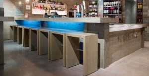 Concrete bar by Reaching Quiet Design, Eric Boyd | CHENG Concrete Exchange