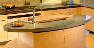 Curved Concrete Countertop | Concrete Exchange