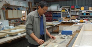 Fu-Tung Creating the Stone Mosaic for the California Academy of Sciences Donor Wall | Concrete Exchange