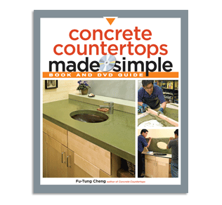 Concrete Countertops Made Simple Book and DVD by Fu-Tung Cheng