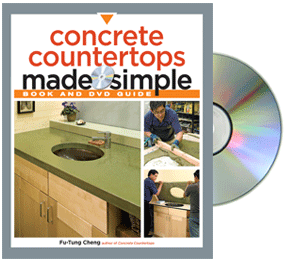 Concrete Countertops Made Simple Book and DVD by Fu-Tung Cheng | Concrete Exchange