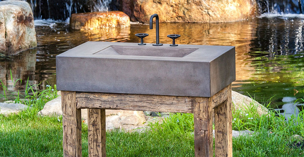 Concrete Wave Sink | JM Lifestyles | Concrete Exchange