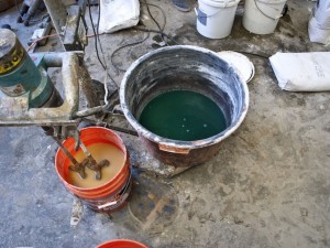 Mixing Glass Fiber Reinforced Concrete Step 1 | CHENG Concrete Exchange