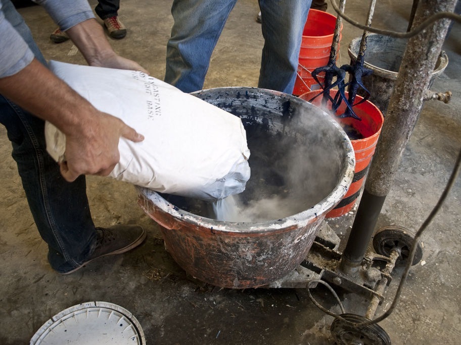 Mixing Glass Fiber Reinforced Concrete - Step 3 | CHENG Concrete Exchange