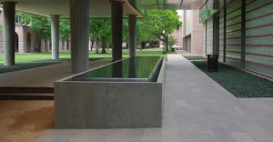 Concrete Water Feature for Rice University by John Newbold | Concrete Exchange