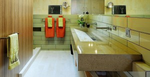Custom Concrete Integral Sink in Sun Valley, ID by Fu-Tung Cheng | Concrete Exchange