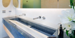 Custom Concrete Integral Sink in Sun Valley, ID by Fu-Tung Cheng | Concrete Exchange