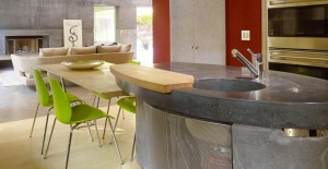 Concrete Countertops in Menlo Park by Fu-Tung Cheng | Concrete Exchange