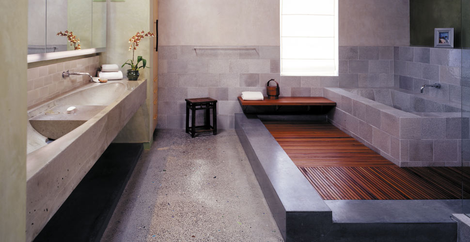 Custom Concrete Master Bath in San Francisco, CA | Concrete Exchange