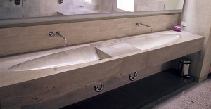 Custom Concrete Master Bath Sink in San Francisco, CA | Concrete Exchange