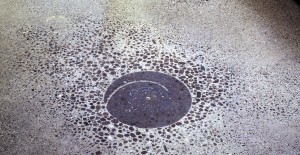 Custom Concrete Master Bath Floor Detail in San Francisco, CA | Concrete Exchange