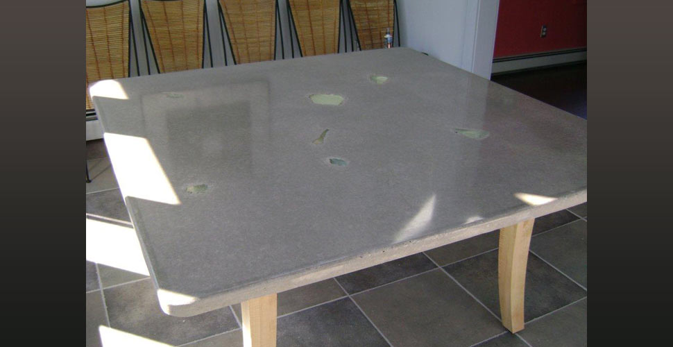 Concrete Table Top by Concrete Countertop Creations | CHENG Concrete Exchange