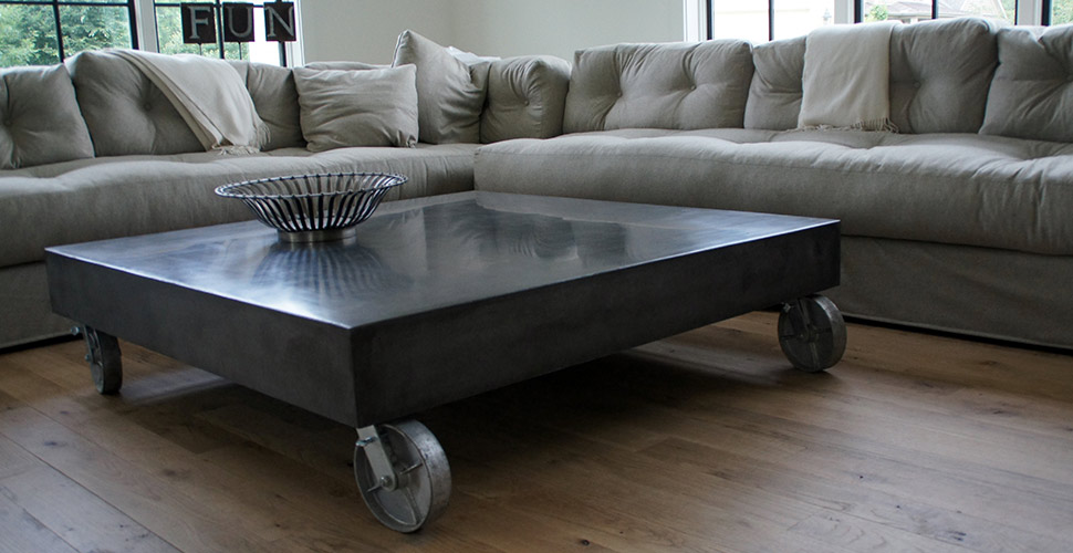 Concrete Loft Table by Flint Ridge Concrete Design | CHENG Concrete Exchange