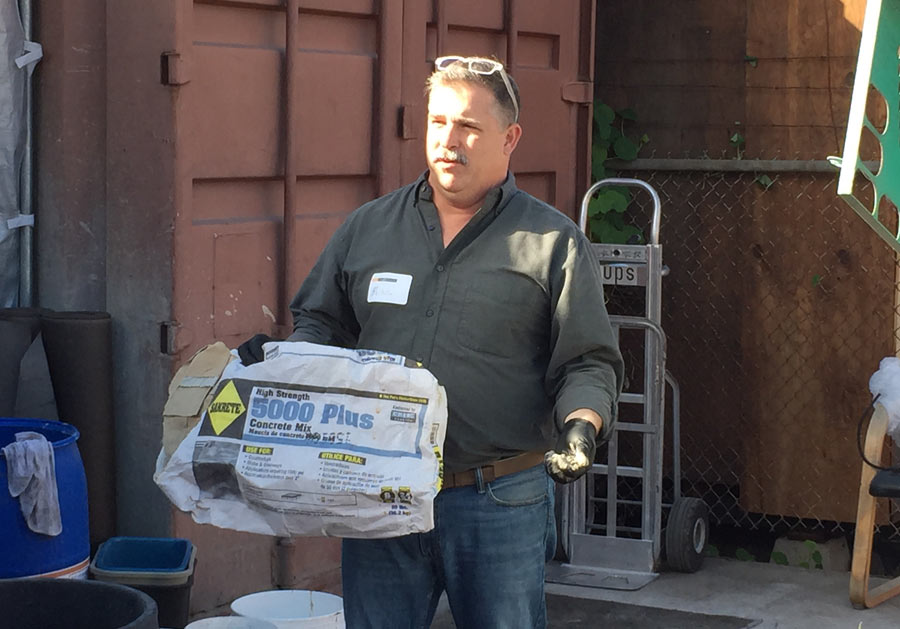 Mike explaining the benefits of Sakrete 5000 Plus vs. regular bagged concrete | CHENG Concrete Exchange