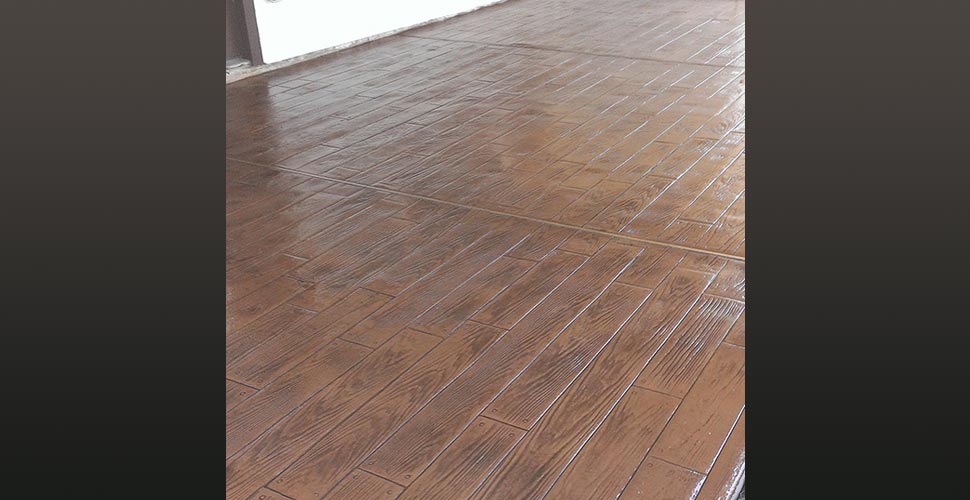 Stamped Concrete Floor - Stamped Artistry | Concrete Exchange