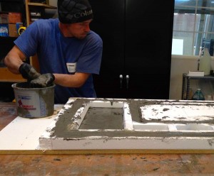 GFRC Concrete Countertop Casting | CHENG Concrete Exchange