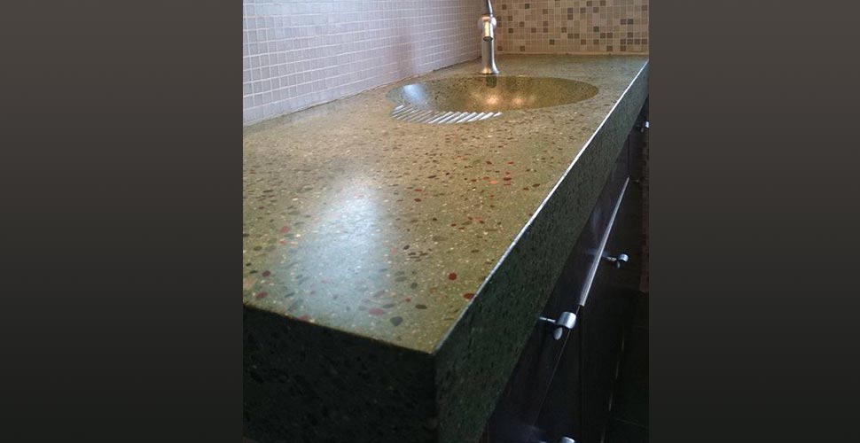 Concrete Vanity Top, in the Mix | Concrete Exchange