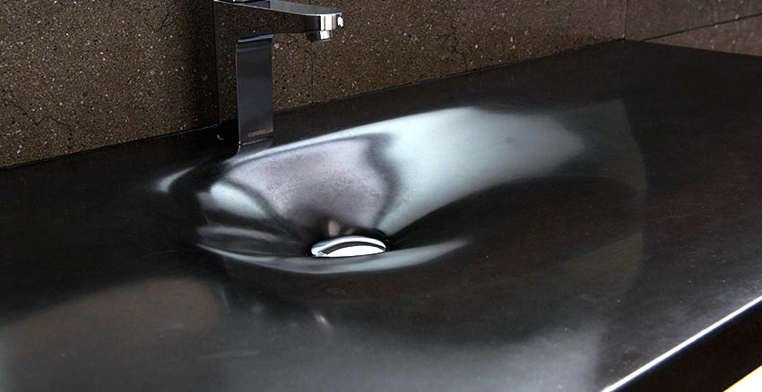 Fabric Formed Concrete Sink, Pittorino Designs | Concrete Exchange