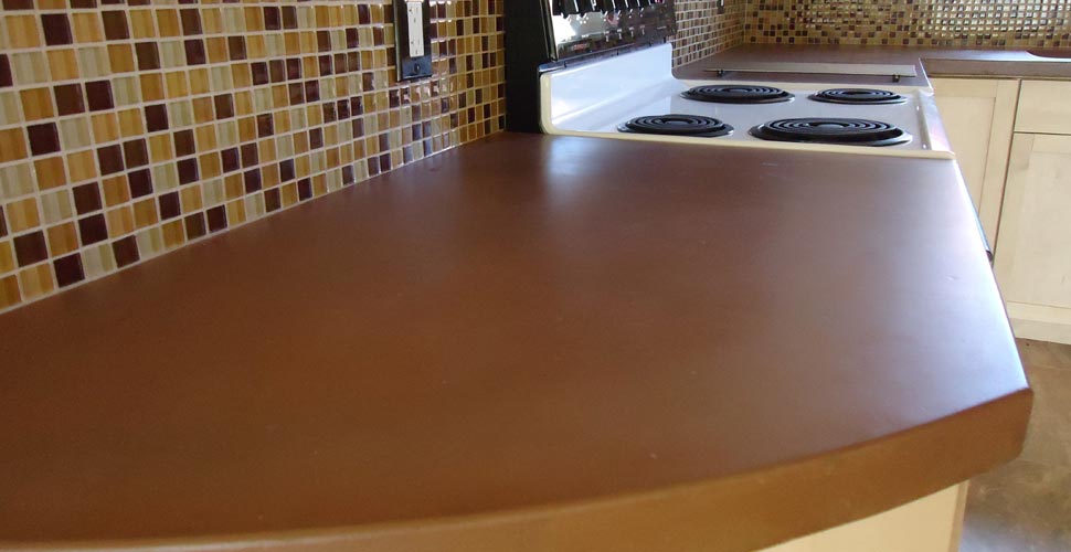 Kitchen Concrete Countertop - Matt Banks Construction | CHENG Concrete Exchange