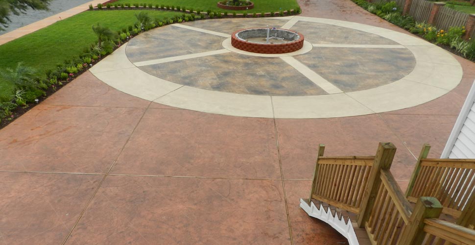 Concrete Drive Way - Stamped Artistry | Concrete Exchange