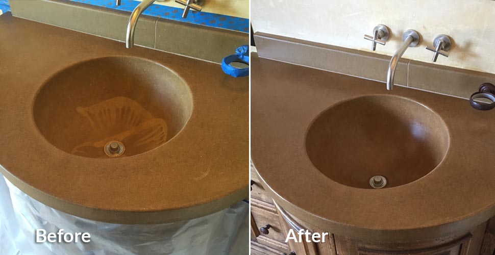 Concrete Sink Restoration Project, Concrete Dr. | CHENG Concrete Exchange