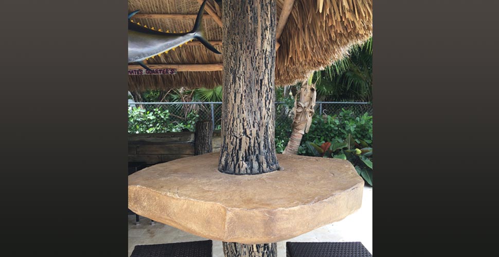 Outdoor Concrete Table and Top by Island Roots Concrete | CHENG Concrete Exchange