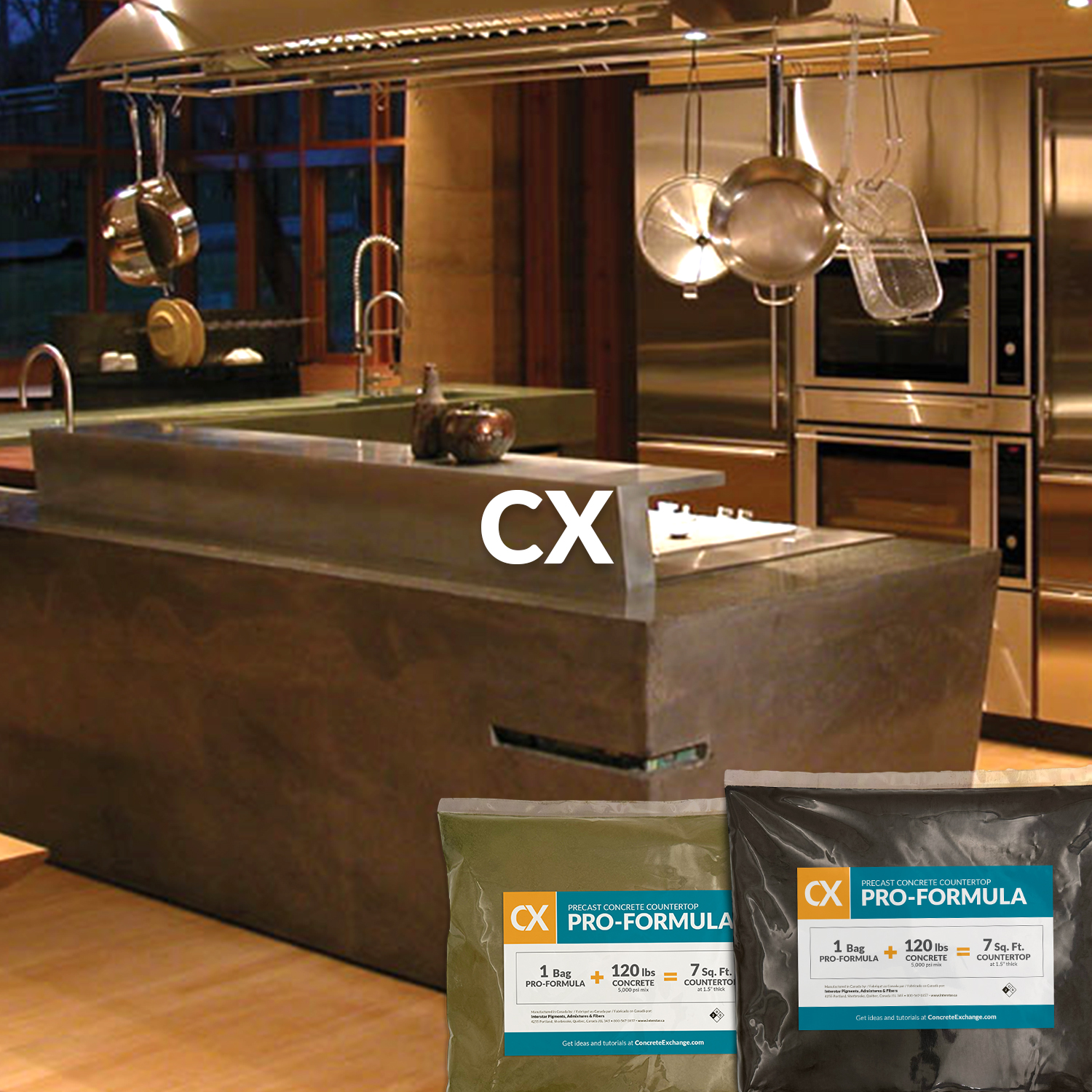 CX Products is a featured brand at Concrete Exchange