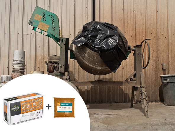 Mixing Concrete in a Drum Mixer - Step 3 | Concrete Exchange