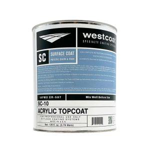 Westcoat SC-10 Pigmented Water-Based Acrylic Sealer and Topcoat